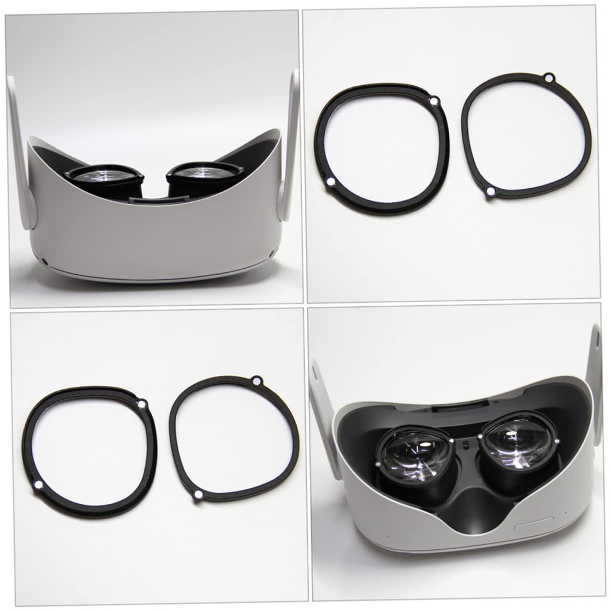 Mikikit 6pezzi Anello Protettivo Per Lenti Vr Accessorio Compatibile Con Rift Protezione Anti- Per Occhiali Vr Facile Da Installare