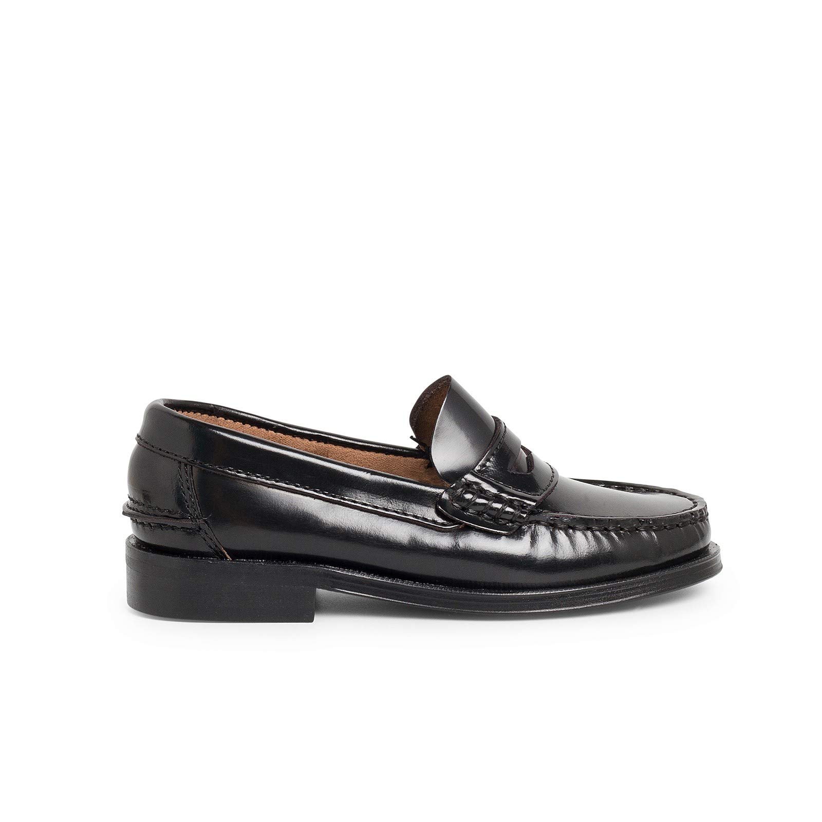 Pisamonas Zapatos Castellanos Mocasines de Piel para Niño