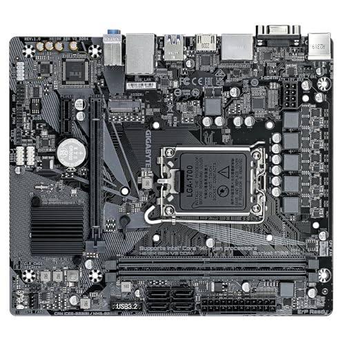 GIGABYTE H610M S2H V3 DDR4 Scheda madre - Supporta processori Intel Core 14th CPUs, 4+1+1 Hybrid Digital VRM, up to 3200MHz DDR4, 1xPCIe 3.0 M.2, GbE LAN, USB 3.2 Gen 1 - Scheda madre - Immagine 3