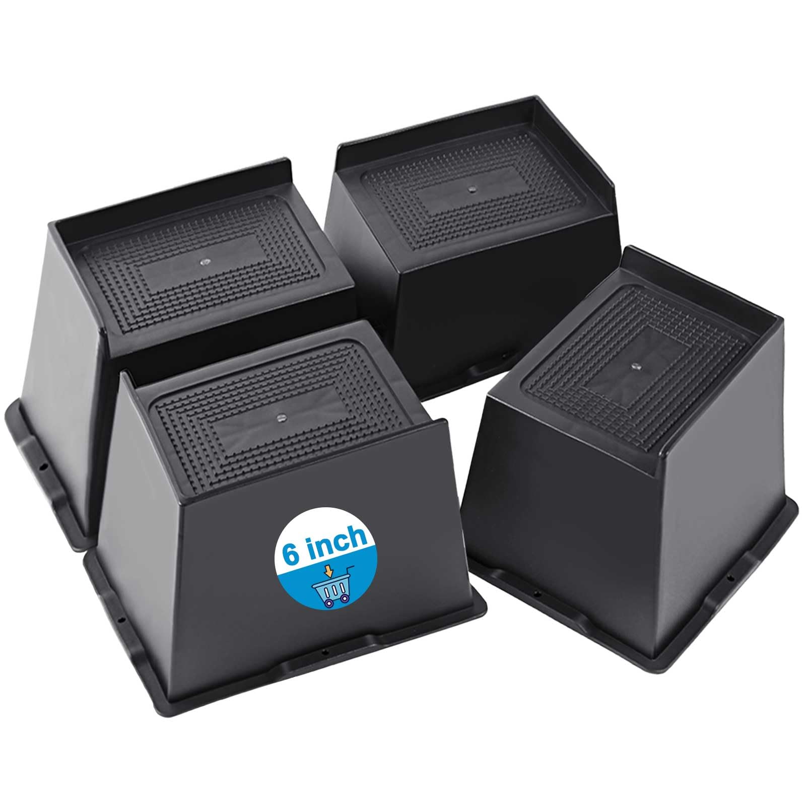 EGTTGIN Bed Risers 2 inch, 3 inch, 4 inch, 5 inch, 6 inch Heavy Duty, Oversized Furniture Riser for Couch Sofa Table Desk Chair Recliner Leg Frame