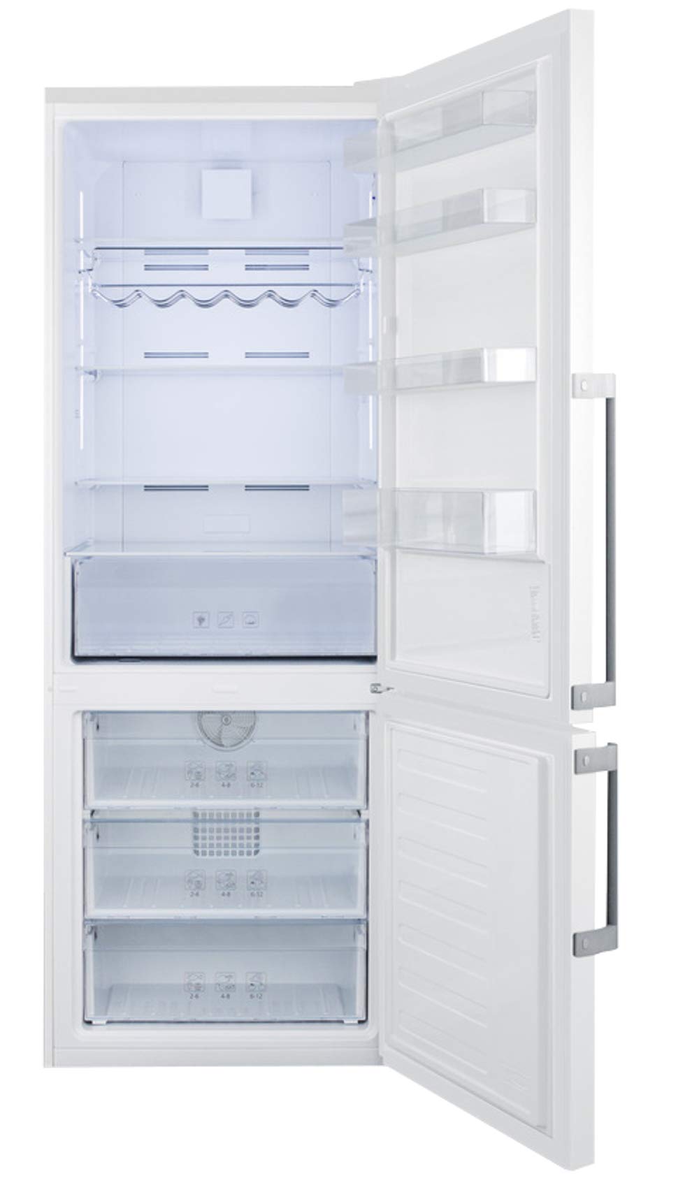 Summit Ffbf281w Refrigerator, White on Fridge.com - View 2