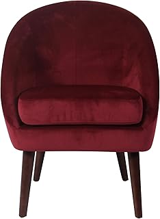 SUÁREZ Sillas, Madera, Rojo, 60 x 67 x 77 cm