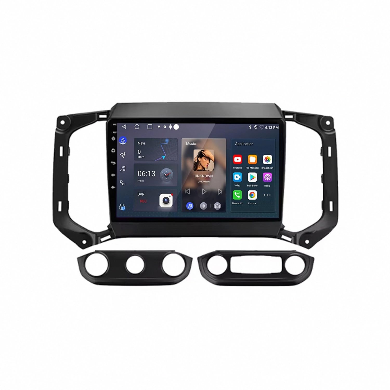 Ekran Carplay Dla Apple Carplay Android Auto dla Chrysler Pacifica 2006-2012 Przenośny Ekran Dotykowy Z Siri, Bluetooth, Nadajnikiem, Sterowaniem Głosowym, 4 Rdzeń 2G+32G