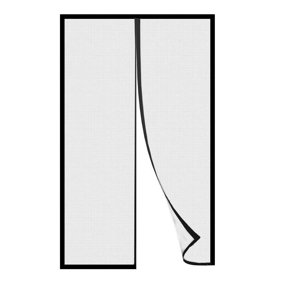 WEIWU Custom Sizes Magnetic Screen Door for French Doors/Sliding Glass Doors/Patio Doors, Anti-Tearing Reinforced Fiberglass Insect Fly Mesh with Self Sealing Magnets, 80x200cm