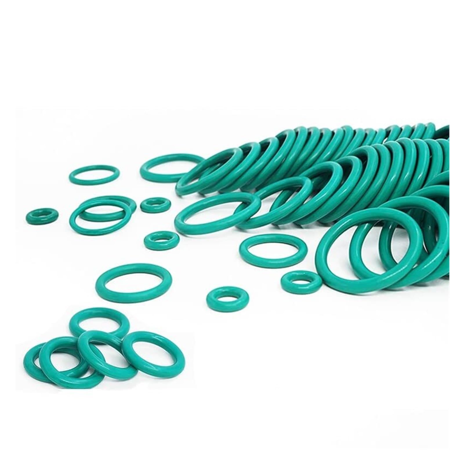 Pierścień uszczelniający Zielony FKM O-ring Grubość uszczelki Uszczelki olejowe Podkładka paliwowa, O-ringi z gumy fluorowej OD*WD 3MM(325x3(1pcs))