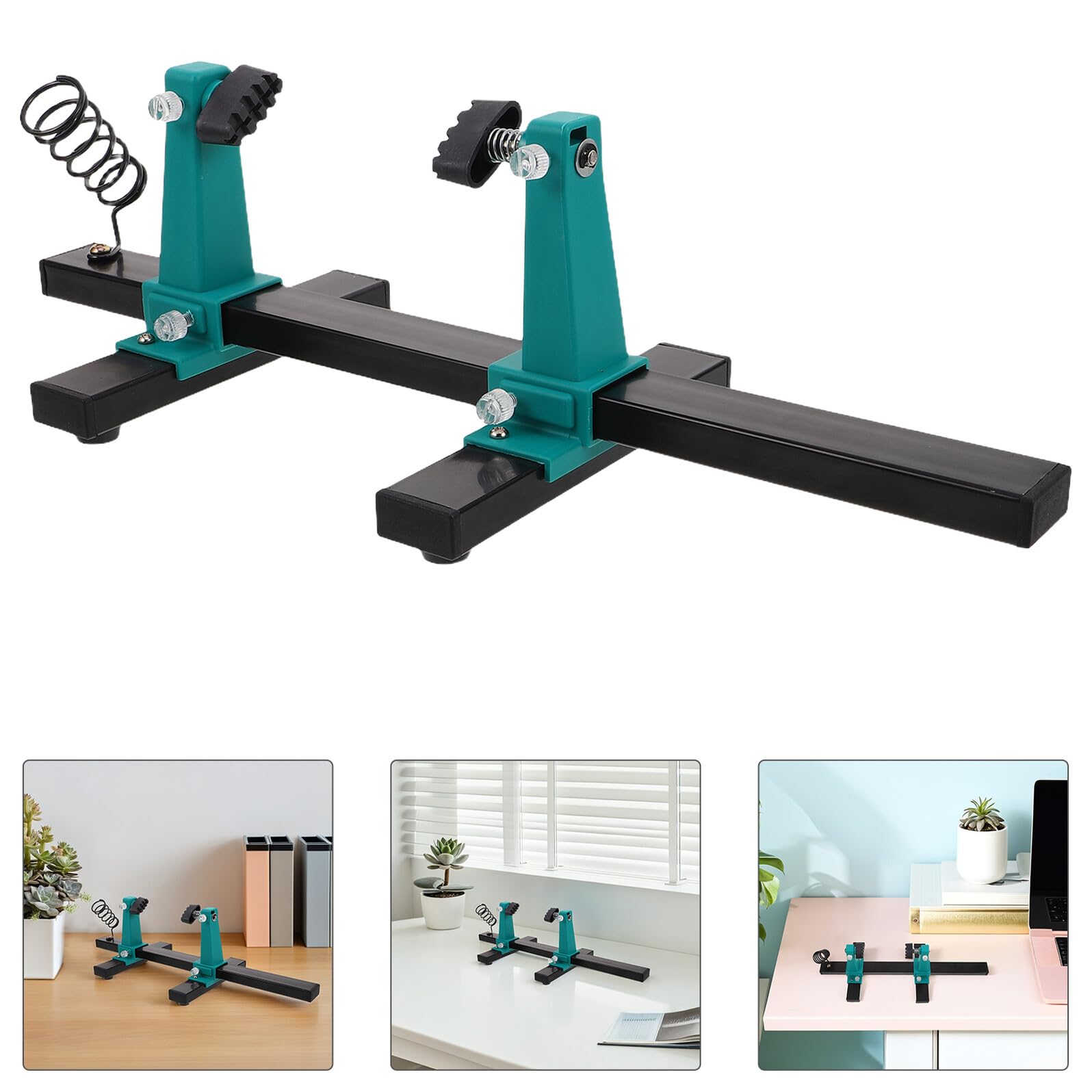 SEWACC Soporte Ajustable para Placa de Circuito Pinza Auxiliar de Soldadura para Reparaciones Electrónicas Herramienta para Mantenimiento de Pcb con Sistema de Posicionamiento Rápido
