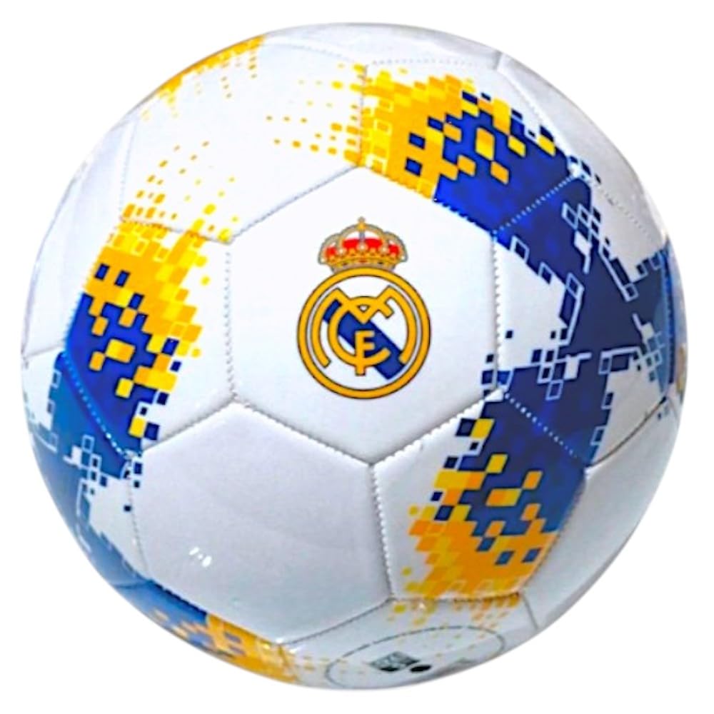 Real Madrid Balón pequeño diseño pixelado Talla 1 Oficial