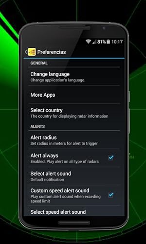 Speed radar detector