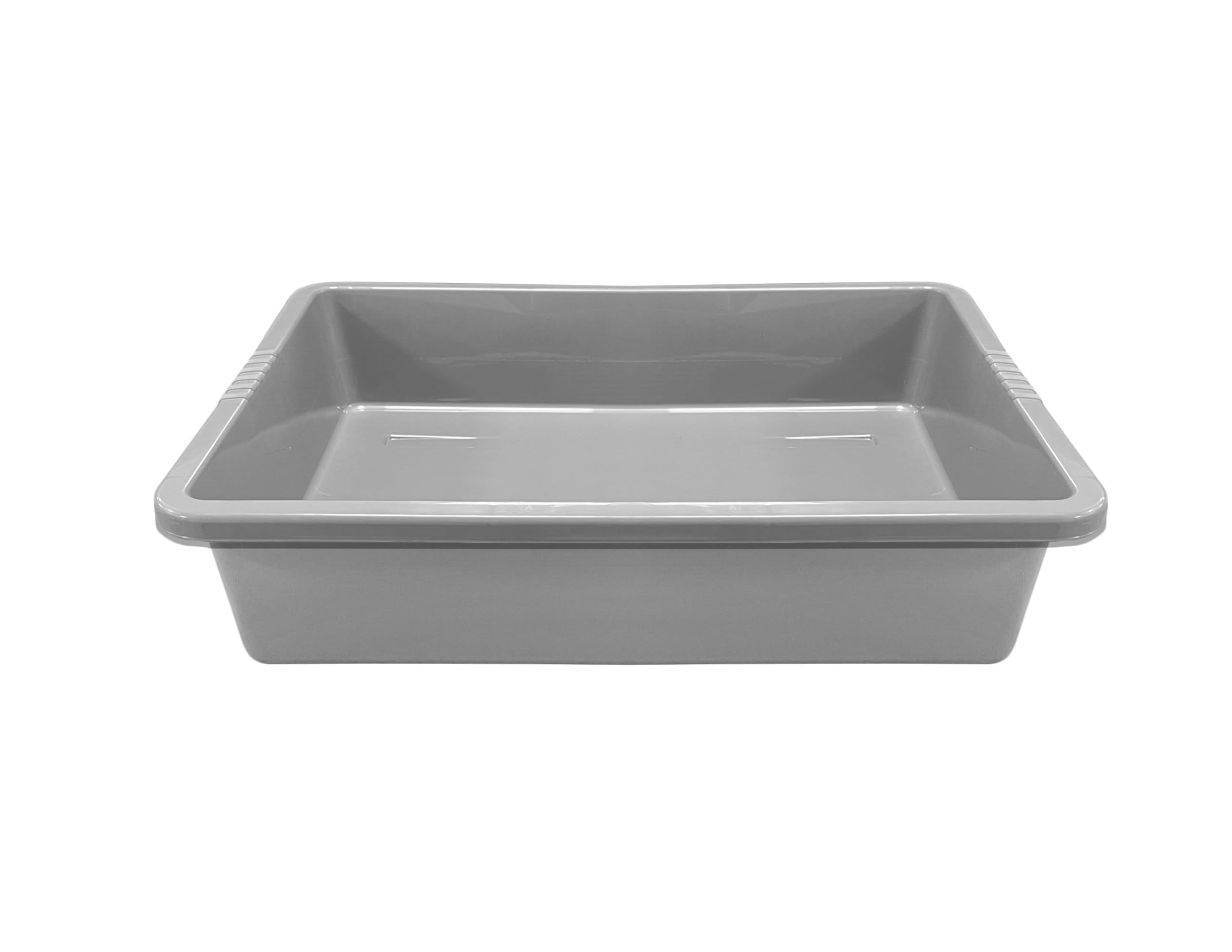 Muddy Hands Grey Heavy Duty Large Plastic Potting Tray Rectangle Multi Purpose Garden Greenhouse Plant Pot Tidy Work Table (Length: 64.5Cm - Width: 49Cm - Height: 12Cm) (Grey)