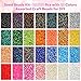 Laopottbeads 26000PCS 2mm Glass Seed Beads Kit – 28 Assorted Colors Small Beads Set for Jewelry Making, DIY Bracelets, Necklaces, Earrings, Craft Projects