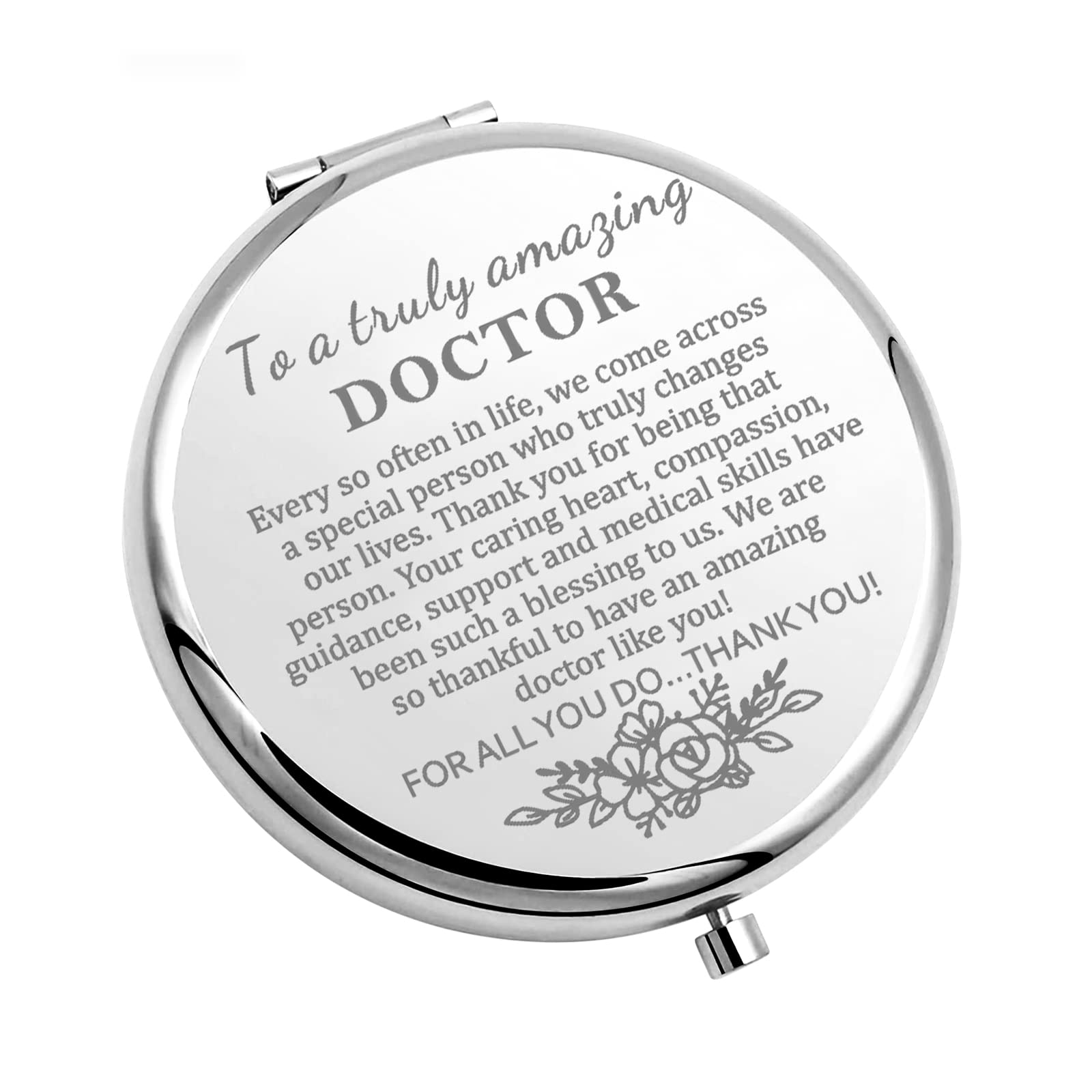 CHOORO Doctor Gift for Doctor Appreciation Gift for Women to A Truly Amazing Doctor Pocket Mirror Thank You Gift (Amazing- Doctor)-image-38