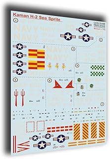 Print Scale 72-488 - 1/72 - Decal for Kaman Sea Sprite H-2