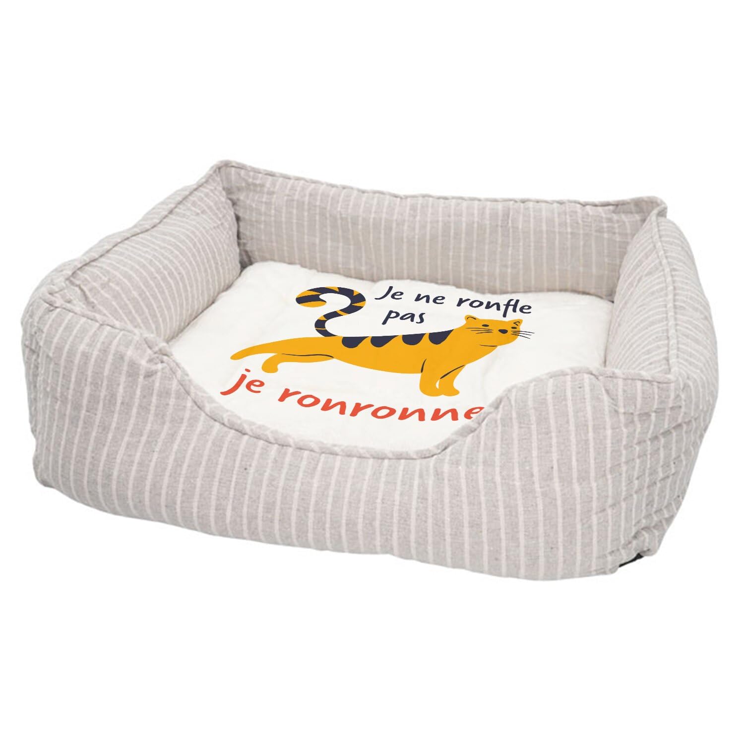 Lit confortable pour chien et chat avec base antidérapante pour le salon