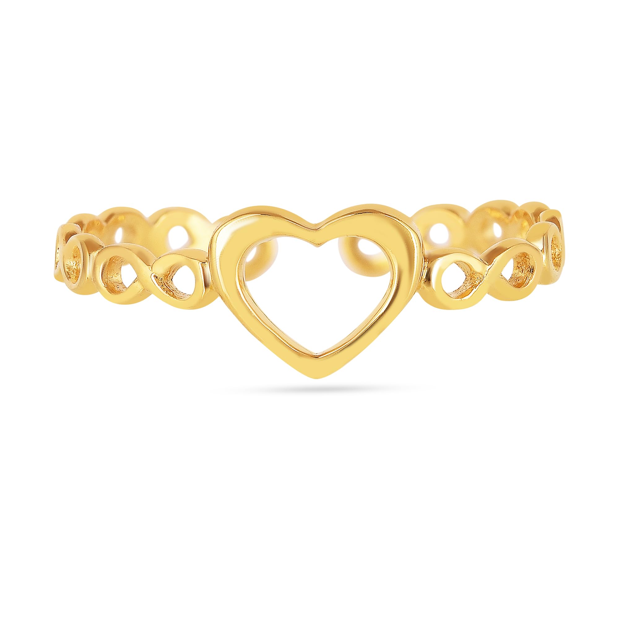 ROOVI Gold Plated 925 Sterling Silver Heart Ring Adjustable |Certificate Of Authenticity and 925 Stamp | 6 Month Warranty |Diwali Gifts for Women & Girls (B0CTTJC7H6) Amazon Price History, Amazon Price Tracker
