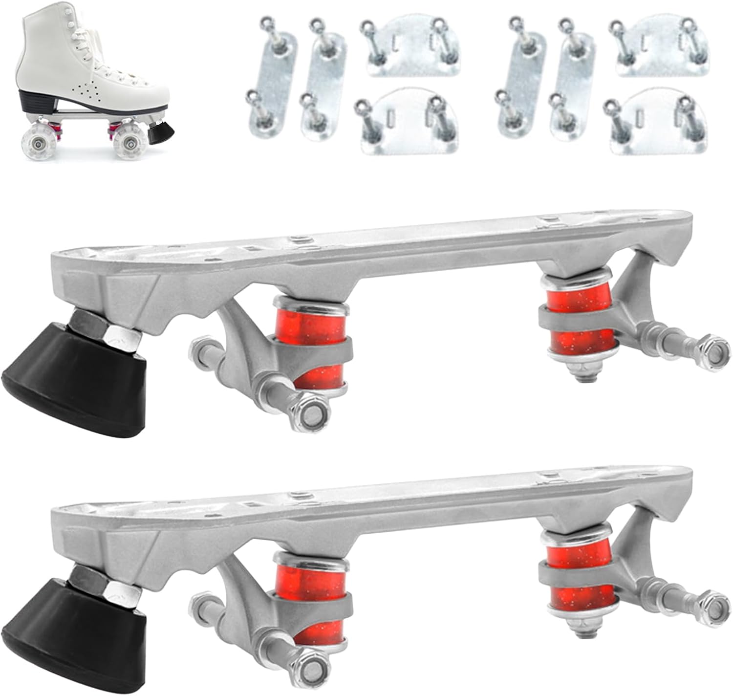 Roller Skate Attachment | Two-Row Shoes Replacement Bracket - Roller Skate Bracket Plate,for Travel Park Indoor Outdoor Family Women Men Friends