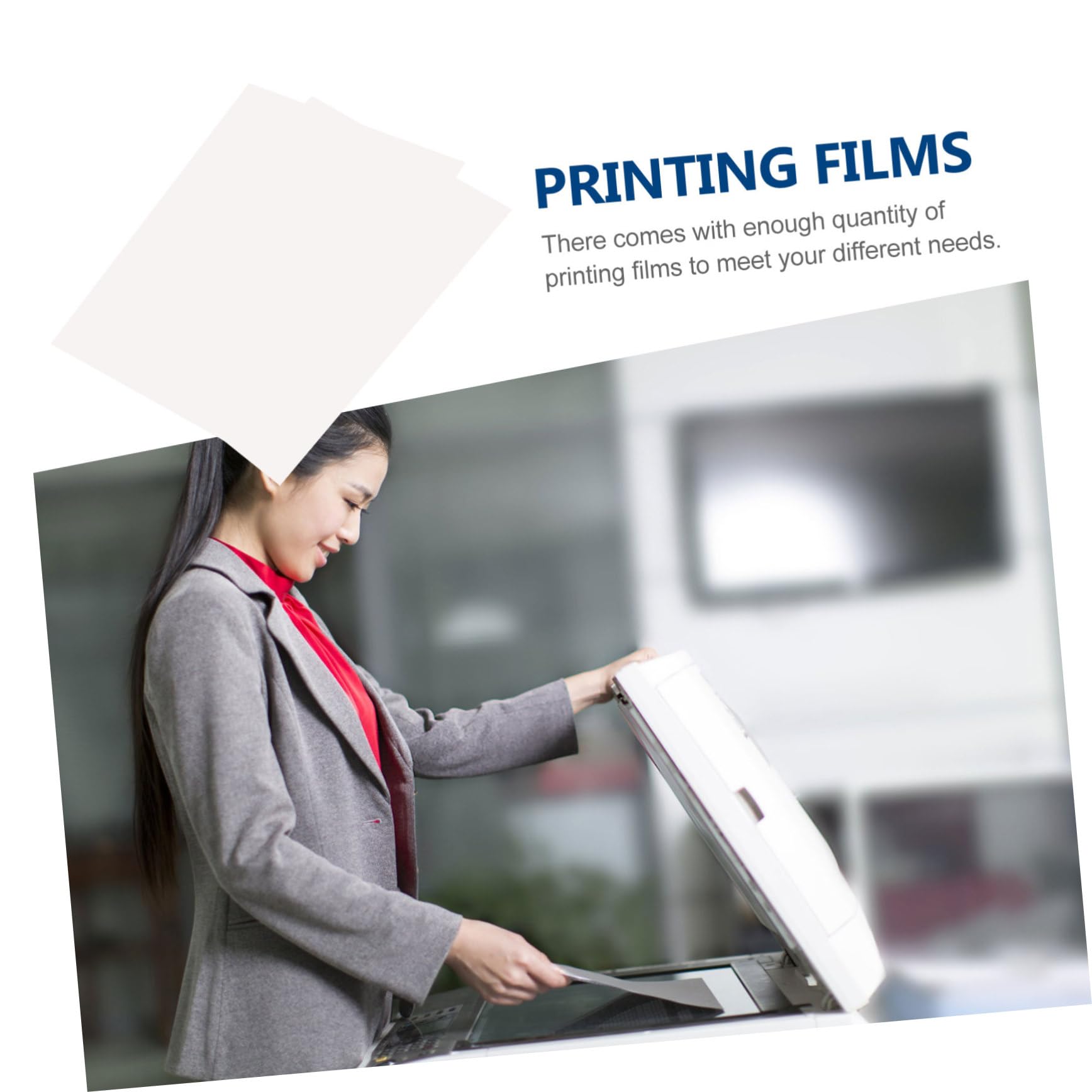 HOMSFOU 20 Sheets Cyanotype Printing Material Practical Films for DIY Cyanotype Projects for Home Crafting and Photo Printing for Unique Artwork