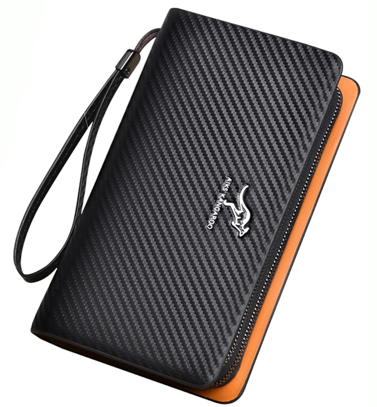 ハナ（HANA）本革 セカンドバッグ クラッチバッグ クラッチ 式 メンズ 大容量 ダブルファスナー メンズポーチ 手持ちバッグ 財布 トップ Amazon | [ハナ] 長財布セカンドバッグ メンズ セカンドバック 紳士