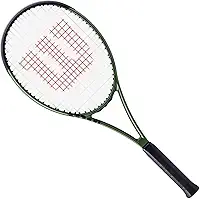 WILSON Raquete de tênis Blade Team V8 - raquete intermediária de qualidade econômica - aderência 4-1/8, verde e preta