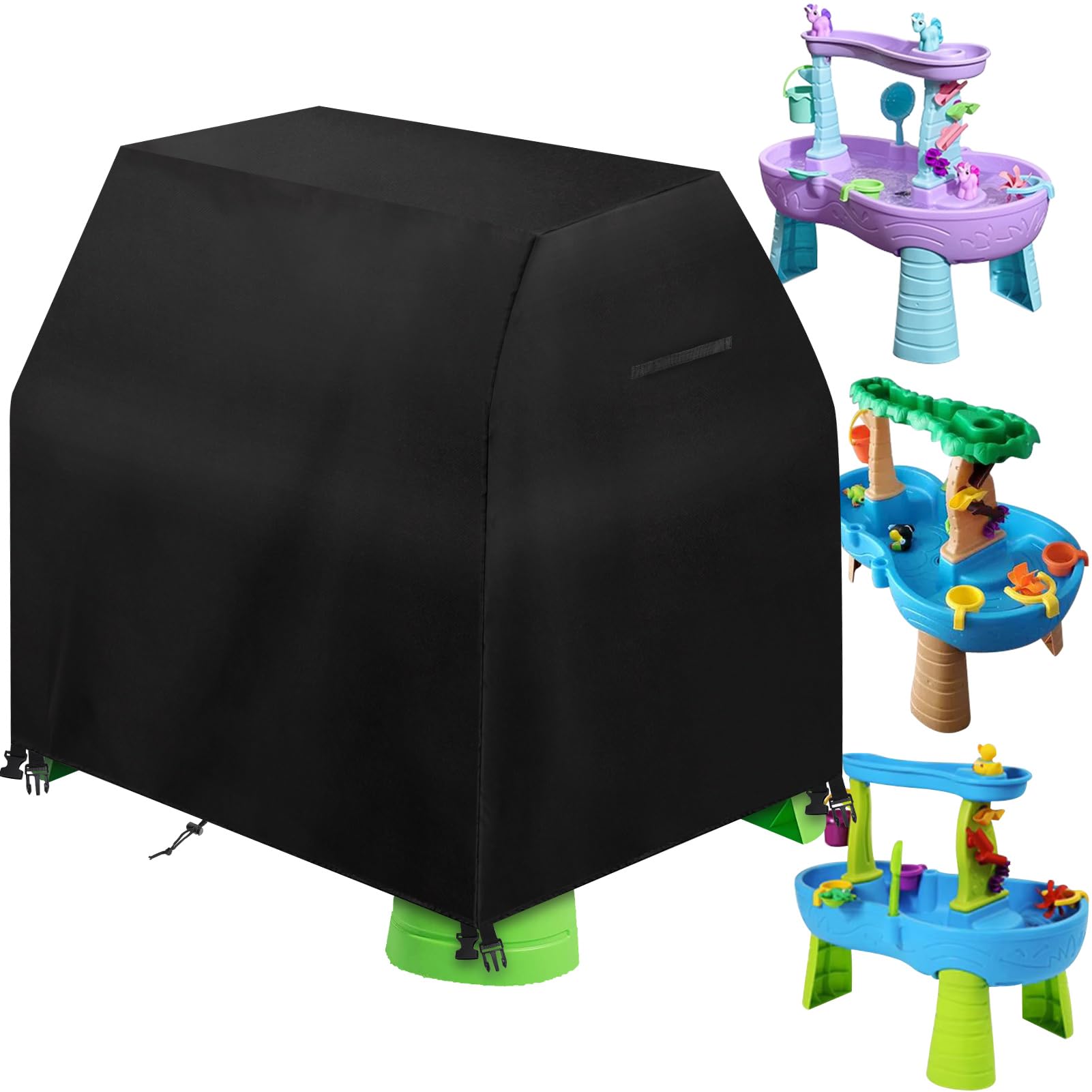 420D Oxford Kids Water Table Cover Compatible with Step 2 Water Play Table, Outdoor Toy Covers for Toddlers Water Table,Waterproof,Dust Proof, Anti-UV Accessories for Step 2 Water Table