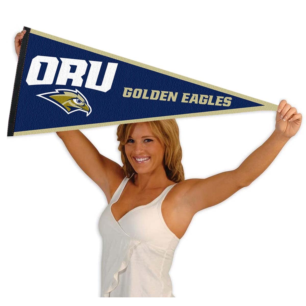 Oral Roberts Eagles ORU Pennant - Official 12x30 Inch College Banner