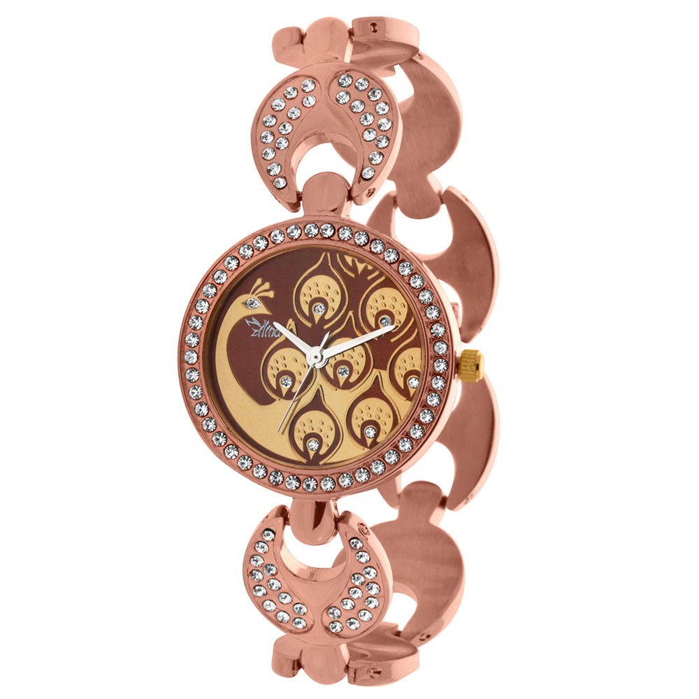 Ilina 311RGPCK2BR Analog Brown Dial Women's Watch