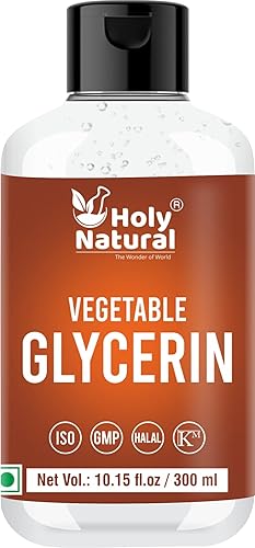 Glicerina vegetal 10.15 onzas líquidas (10.1 fl oz) l Sin OMG, Kosher, grado alimenticiocosmético, para hornear y mezclar en sabor como vehículos