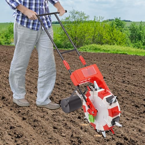Esparcidor manual para semillas y fertilizante miniatura 2