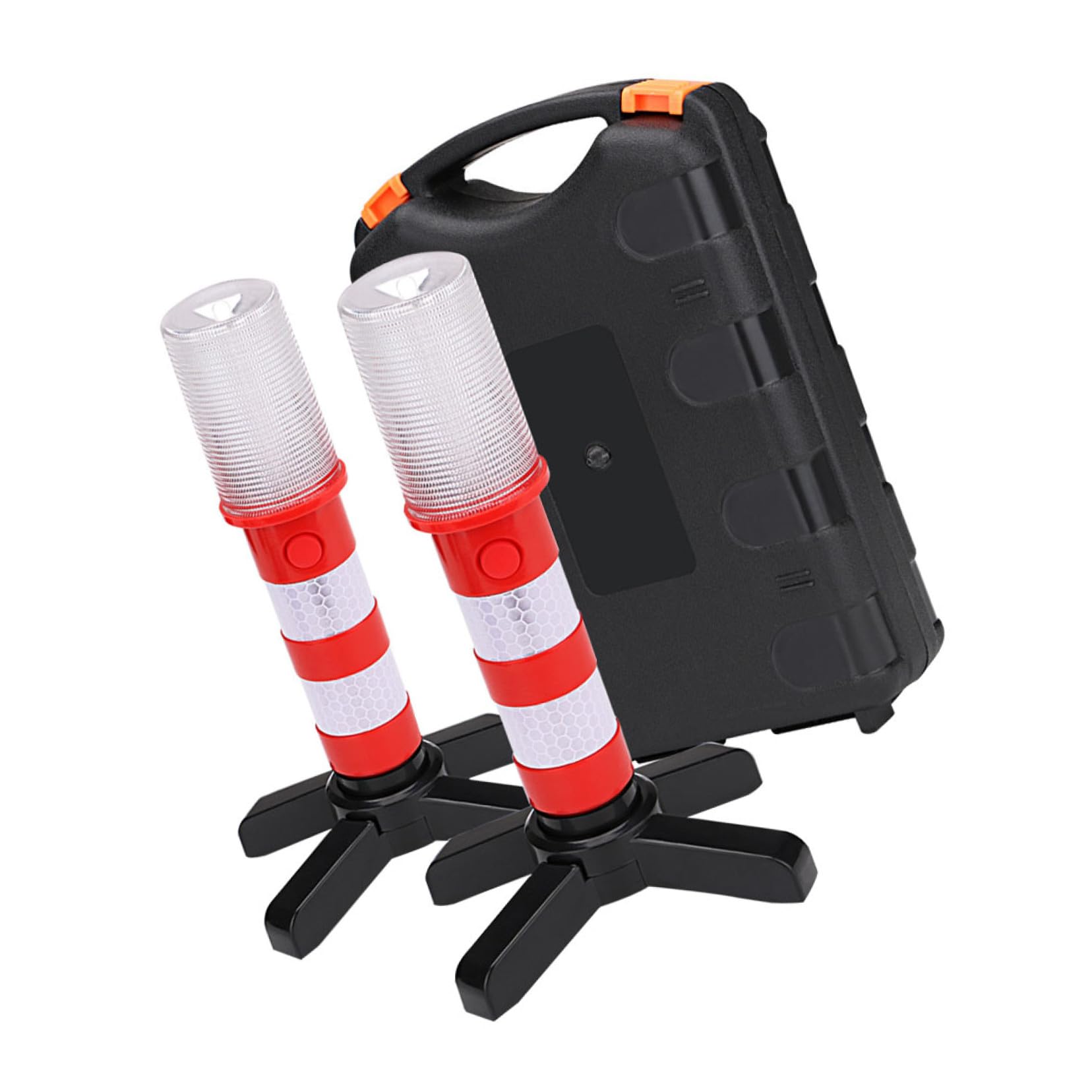 Mikinona Luz de Emergencia LED Magnética para Coche, Baliza de Seguridad y Trabajo, Portátil, Abs y Pc, Soporte Desmontable,