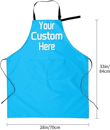 Miniatura 5 de Delantales personalizados para hombres con el logotipo de Add Your Name Company