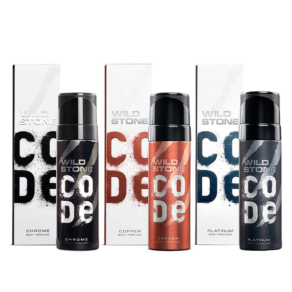 Wild Stone Code Chrome, Copper & Platinum Combo