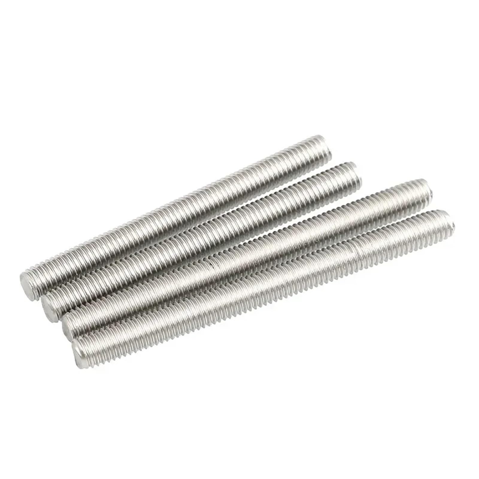 YUEKOPOU Stainless Steel Fully Threaded Rod Bar DIN975 304 M6 M8 20-90mm(M8,80mm)