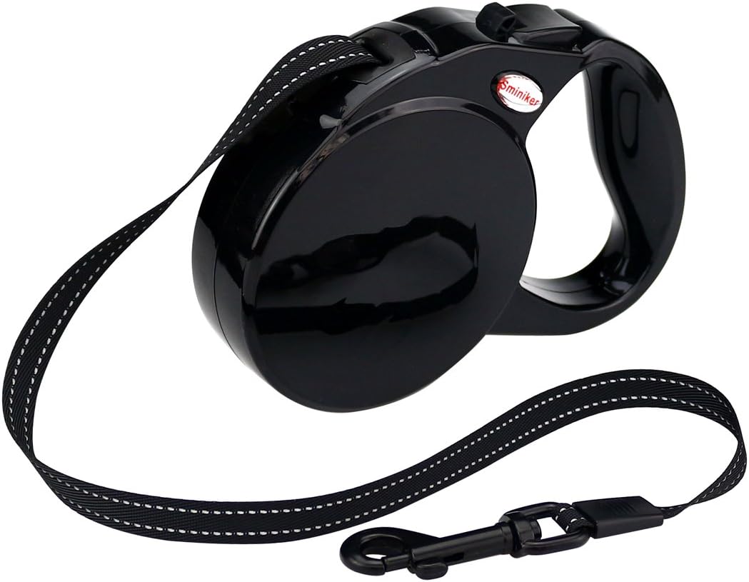 Retractable Dog Leash With Durable, Thick&Adjustable 16ft Dog Retractable Leash Are The Best Pet Leash Dog Lead For Small, Medium, Large Dogs To Training, Walking, Jogging(Black)