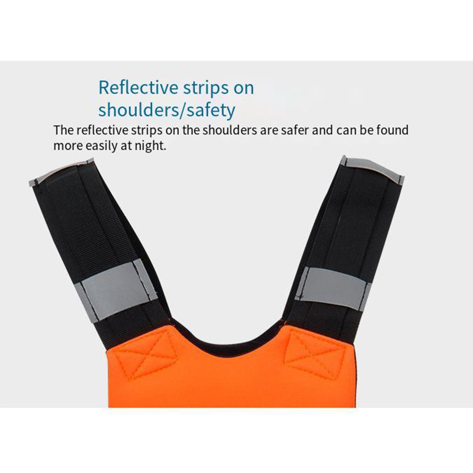 Chaleco salvavidas para mujer con flotabilidad para kayak vela pesca rayas reflectantes cremallera tirantes ajustables bolsillos grandes chaqueta de agua para todo el año en talla grande (naranja, XL)