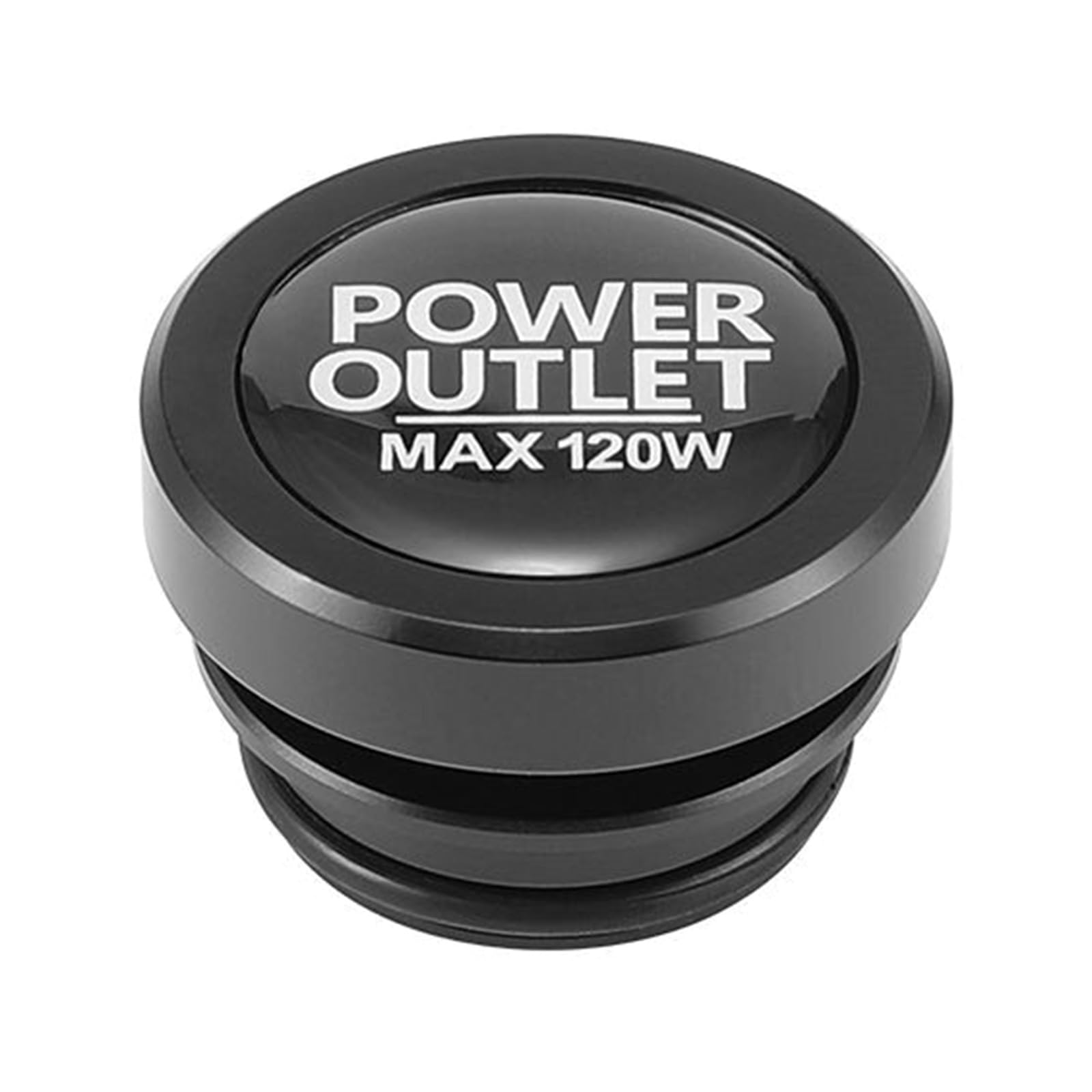 Hkfgdjdl Dust Covers Cap,Car Outlet Covers 12V Power Socket Plug Covers Aluminum Plug Caps for Car Power Port Outlet