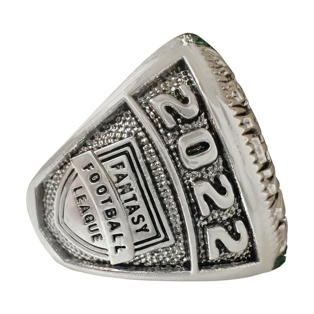 2022 Fantasy Football Ring Meisterschaftsring Meisterschaftstrophäenring Displaybox(12)