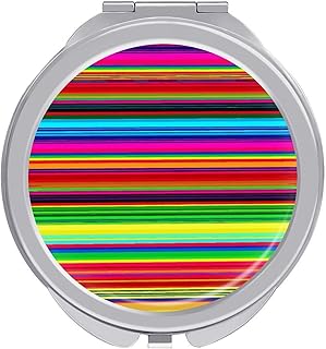 Colorful Mexican Stripes Compact Mirror Makeu...