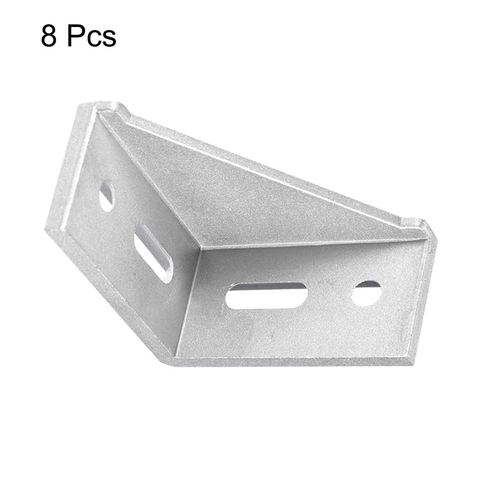 TA-VIGOR 8 Pcs Inside Corner Bracket Gussets 77x77x40mm 4080 L Shape Angle Connectors for 4040/4080 Series Aluminum Extrusion Profiles - Image 3