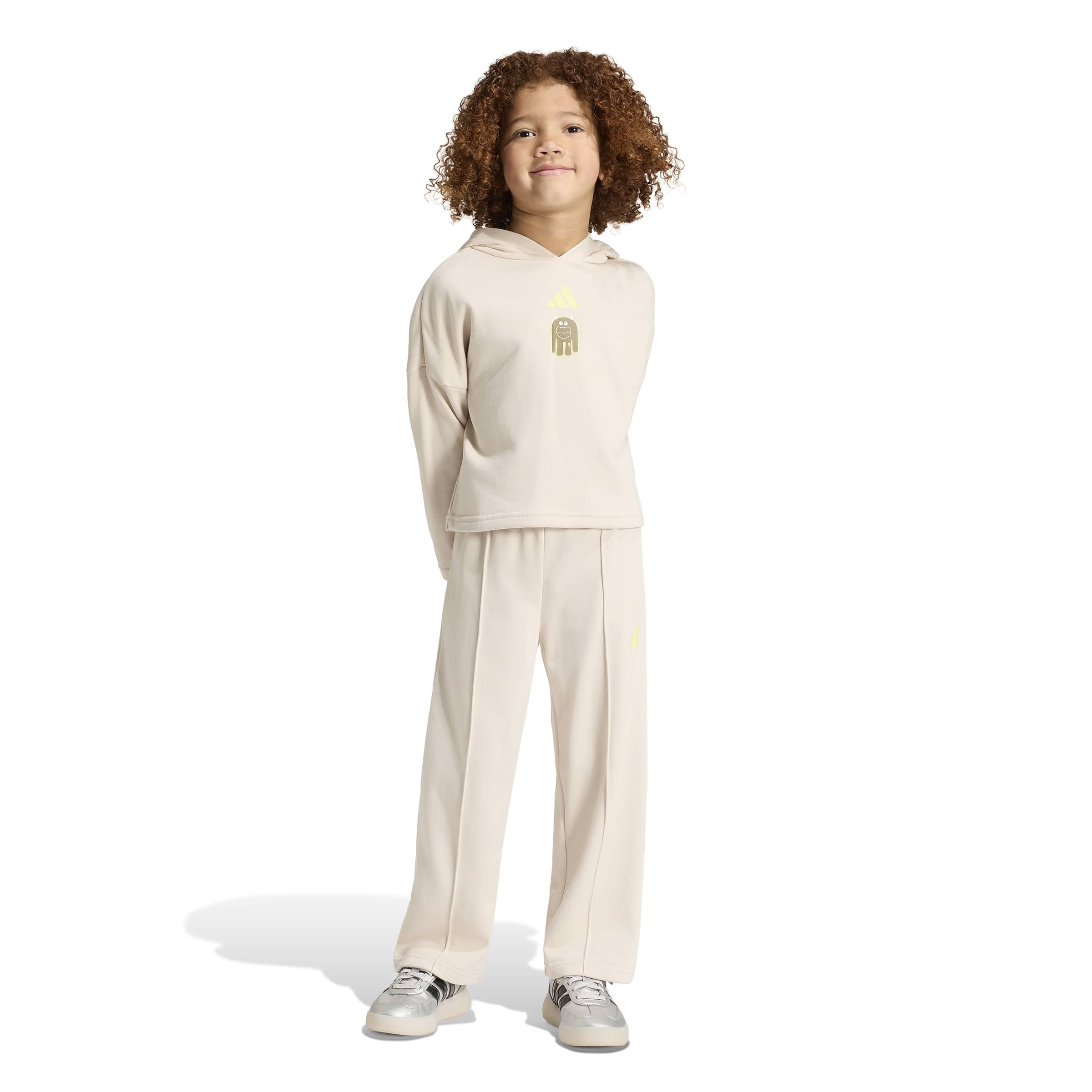 adidas Uniseks - dzieci Tiro_Nster Jogger Set Track_Suit, Crystal Linen, 5-6 Years