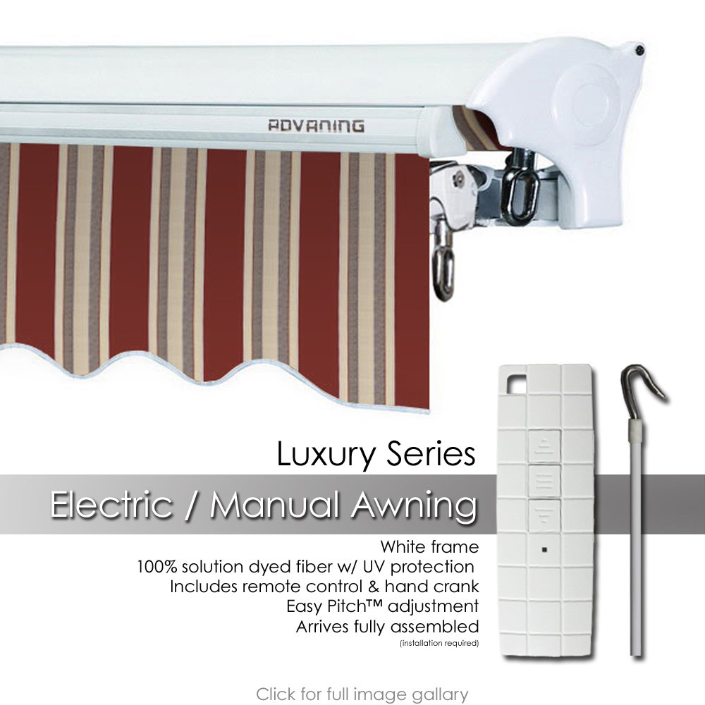 ADVANING 14'x10' Motorized Patio Retractable Awning Luxury Series