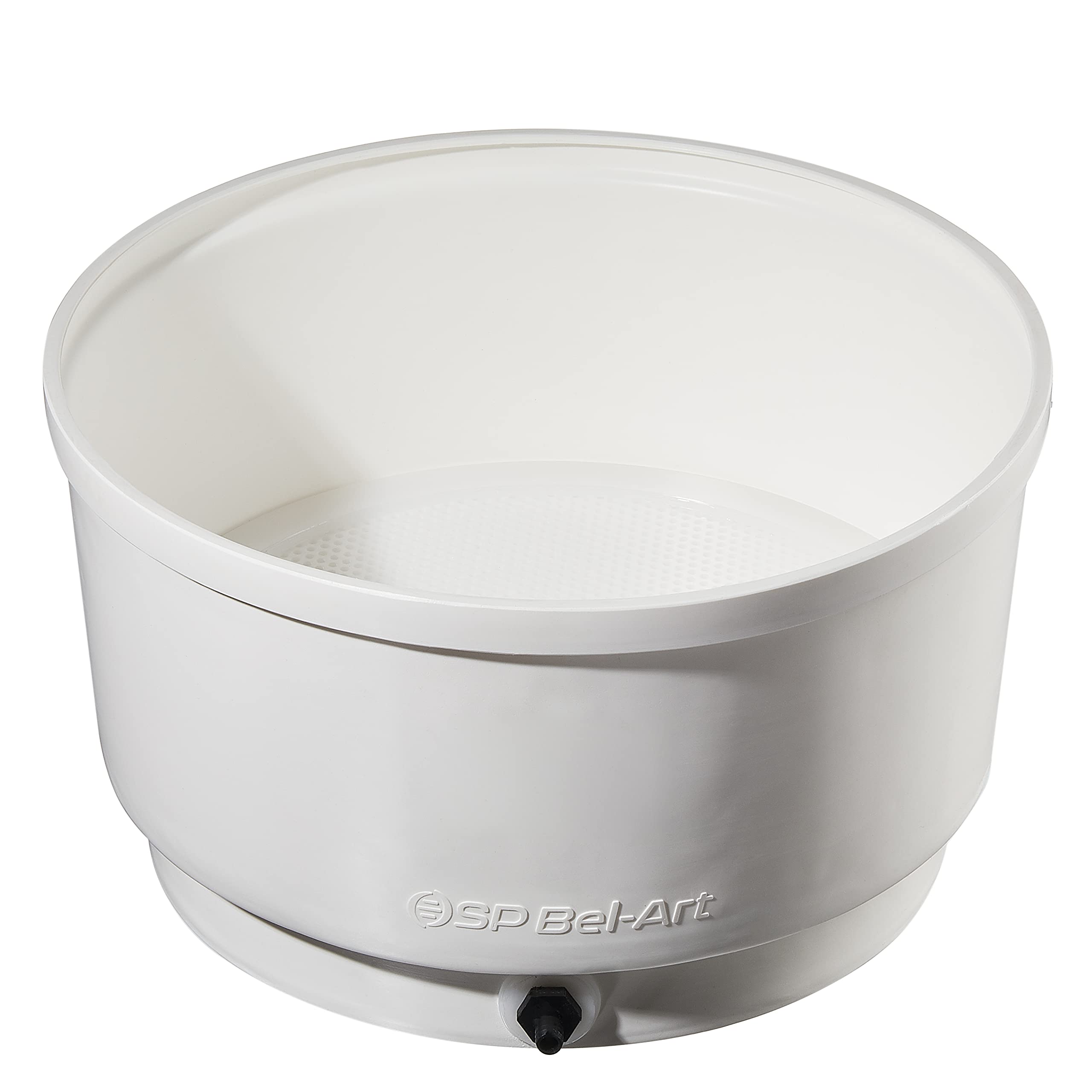 SP Bel-Art Polyethylene Buchner Table-Top Funnel with Perforated Fixed Plate; 18 in. I.D, 11.5 in. Height (H14628-0000) White