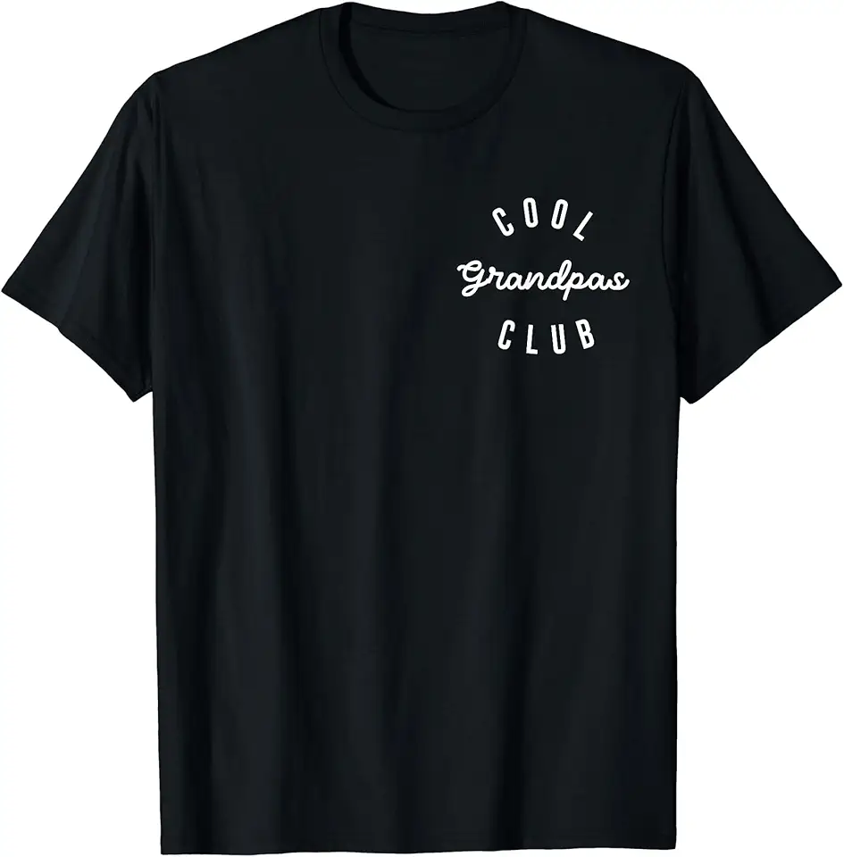 Funny Cool Grandpas Club Tees Gifts Father's Day...