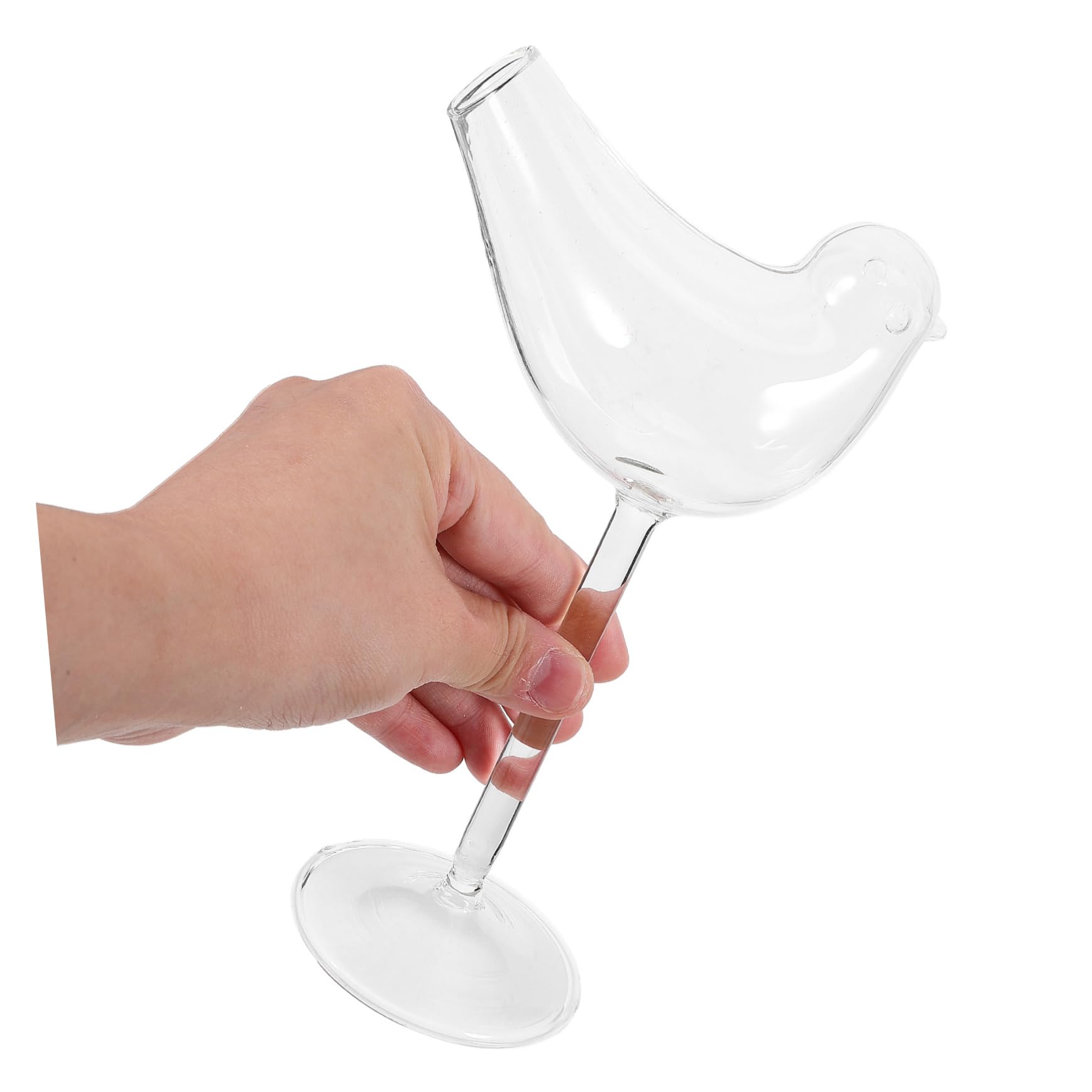 Happyyami 4 Piezas De Copa De Vino Birdie Vasos Elegantes para Beber Aperitivos Vasos para Beber Vasos De Cóctel Vasos Transparentes para Pájaros para Vasos De Bar Copas De