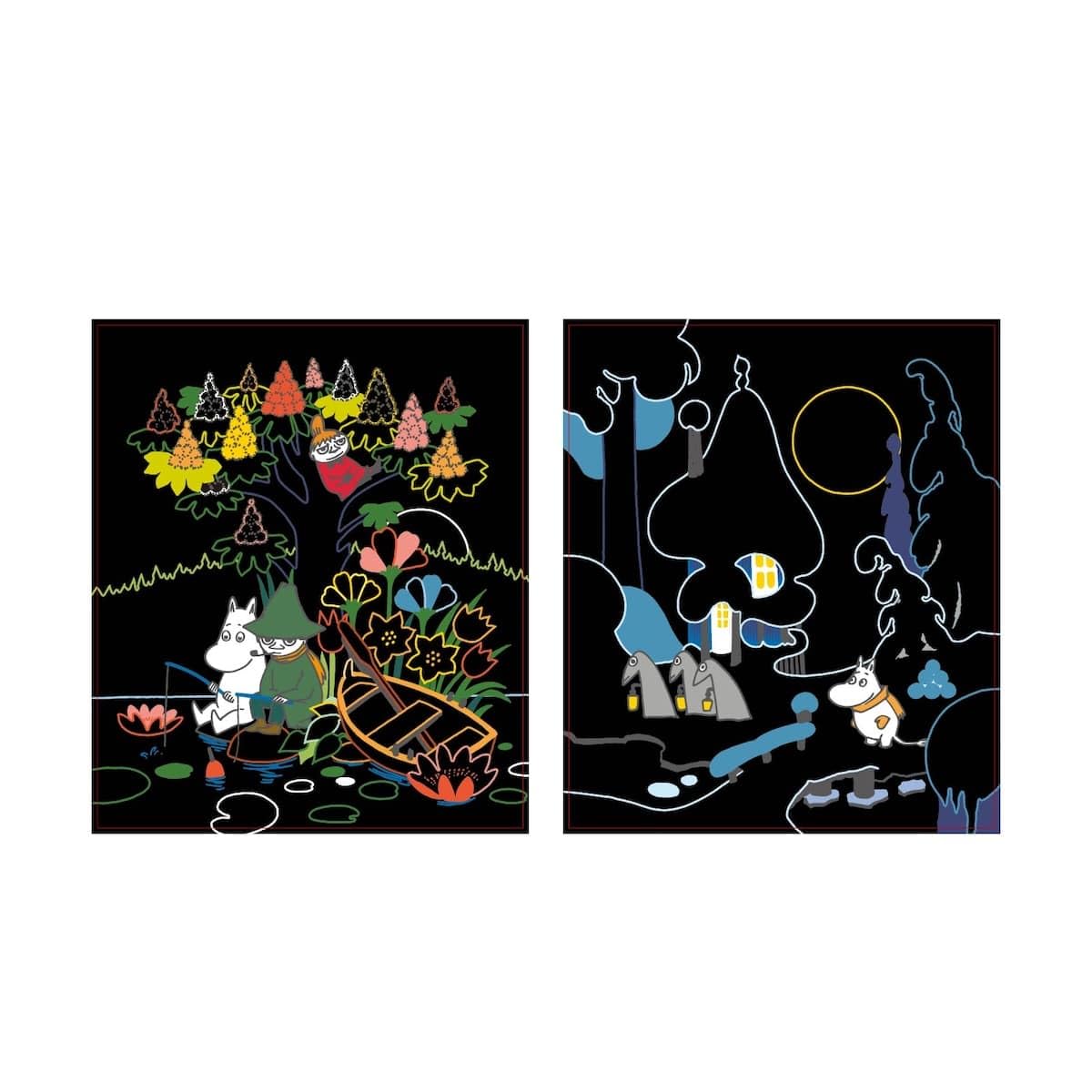 Amazon.co.jp: ボーネルンド ムーミンのステンドグラス・アート 6歳頃
