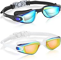 Vista 13 de Aegend - Gafas de natación de 2 unidades, gafas de natación para niños, niños y niñas de 3 a 14 años