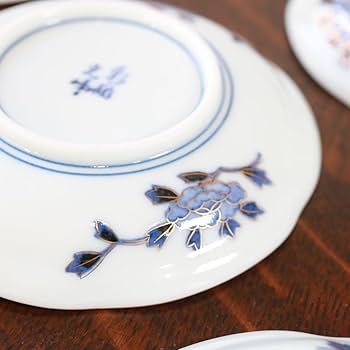 Amazon | 有田焼 彩磁光峰 金彩色絵花文 小皿豆皿 10枚セット