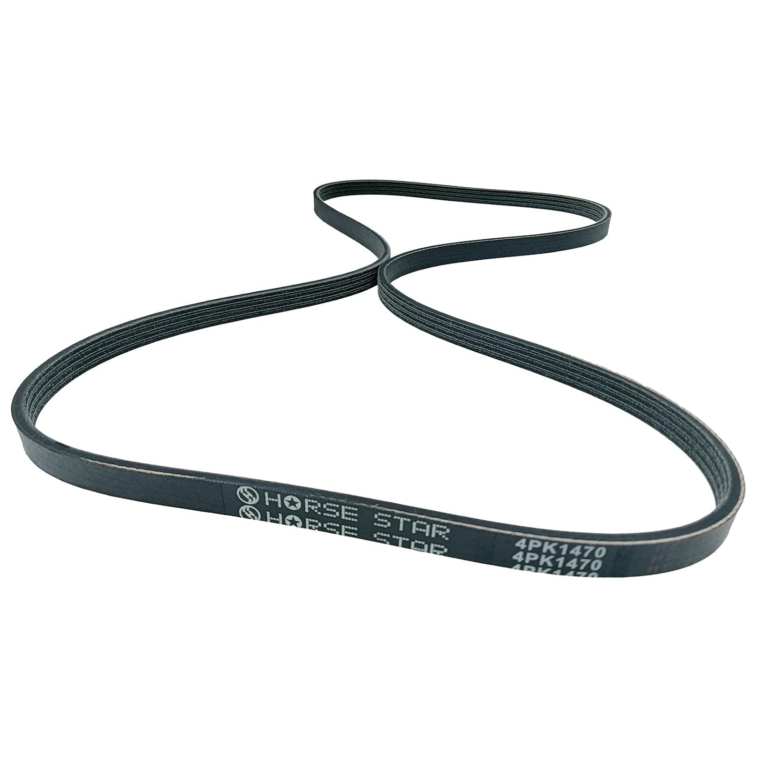 FridayParts Fan Belt 4PK1470 Compatible for Daewoo Excavator DH300-5 DH300-7 Replacement