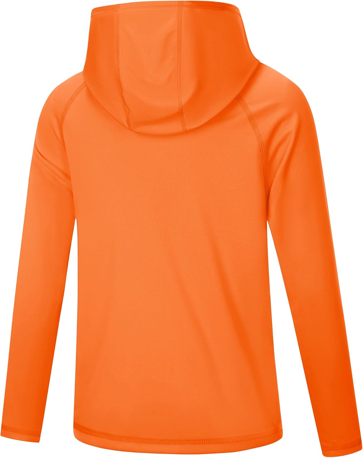 UPF 50+ Boys Rash Guard Hoodie Long Sleeve Youth Kids Swim Shirt UV Sun Protection Hooded for Fishing Running Beach - Image 3