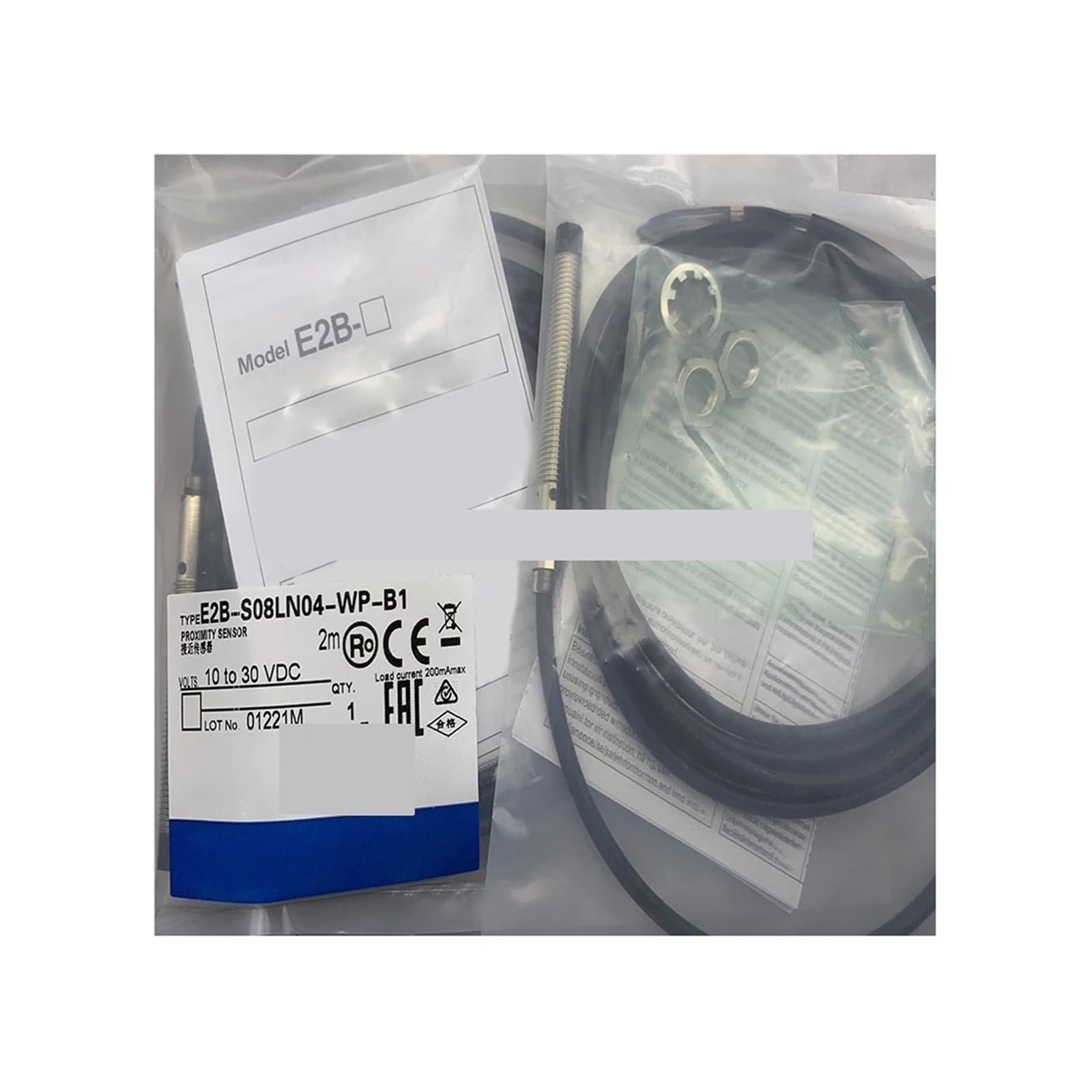 Capteur E2B-S18KS08-WZ-B2 détecteur proximité PNP NC haute rigidité