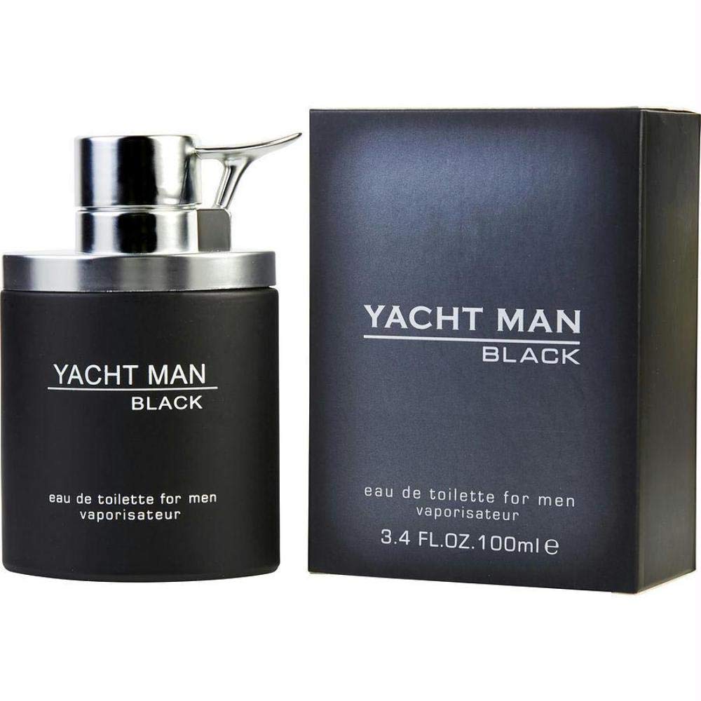 Myrurgia Yacht Man Black Eau De Toilette Spray 3.4 oz for Men