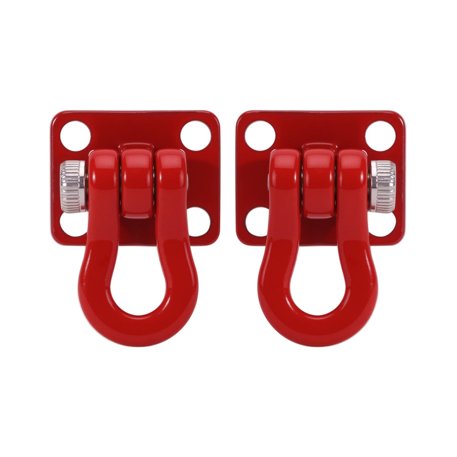 INJORA Gancho De Remolque Con Cadena De Metal Para Coches RC 1:10 – Compatible Con Axial SCX10, TRX4, TRX6, Redcat, MST Detalle Realista Para 1:10
